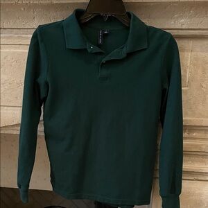 Janie and Jack Forest Green Kids Polo